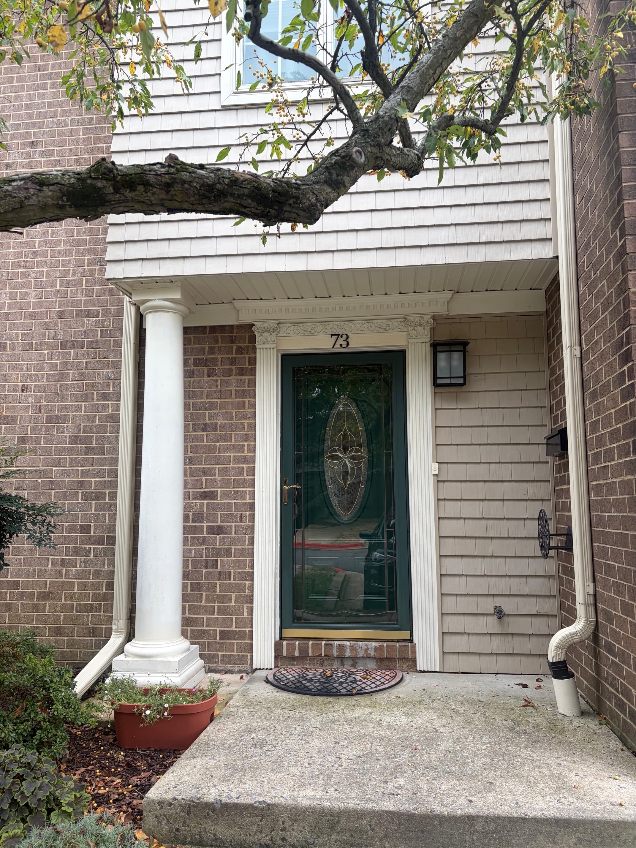 Front entrance of 73 Gentry Court, Annapolis