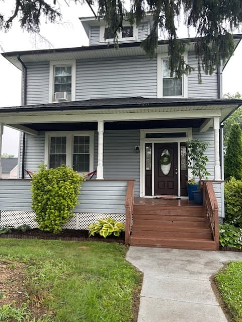 Front exterior of 300 Townsend Avenue, Baltimore